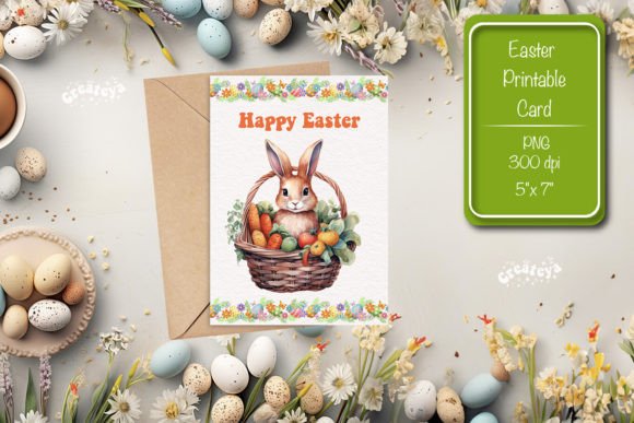 Download Printable Easter Card Watercolor Easter - Easter card Collection