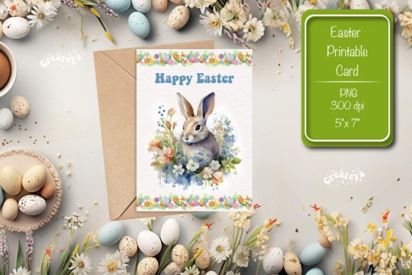 Download Printable Easter Card Watercolor Easter - Easter card Collection