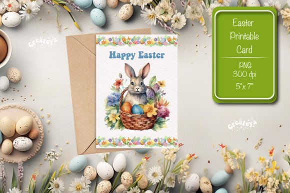 Download Printable Easter Card Watercolor Easter - Easter card Collection