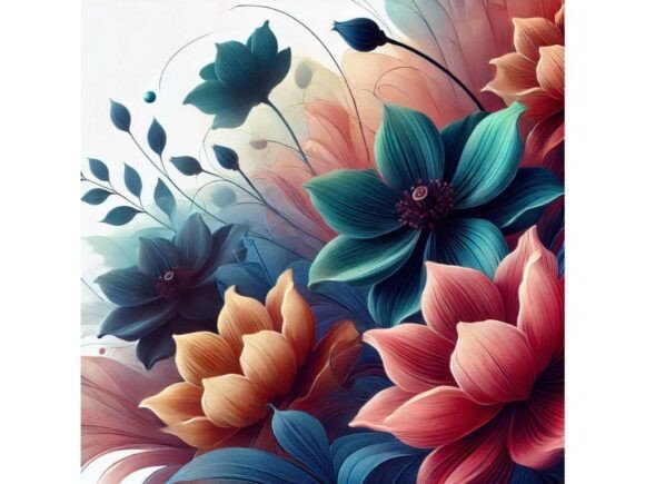 Download Vibrant Petals in Dreamy Realism - Vibrant petals Collection
