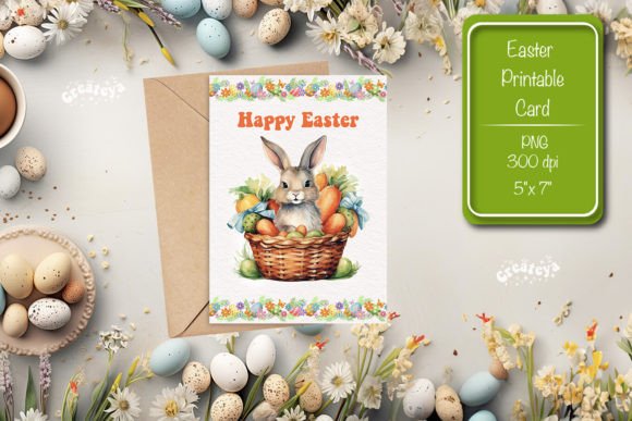 Download Printable Easter Card Watercolor Easter - Easter card Collection