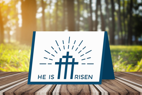 Download He is Risen Papercut Easter Card SVG - Easter card Collection