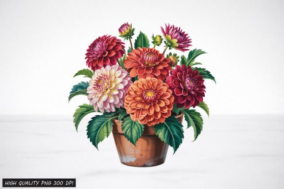 Download Realistic Potted Flower Clipart PNG File - Potted flower Collection