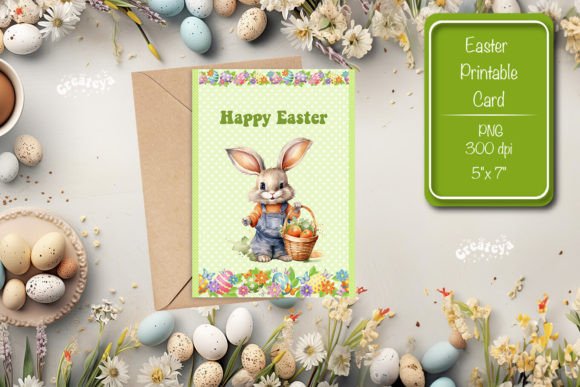 Download Printable Easter Card Watercolor Easter - Easter card Collection